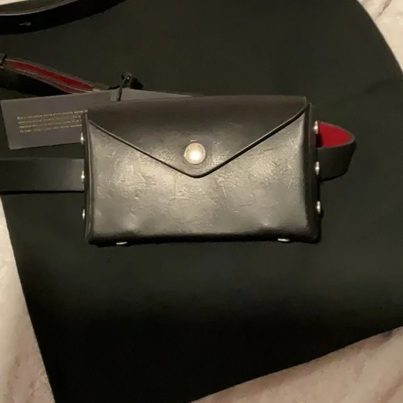 Rag & Bone Atlas Black Leather Belt Bag - New With Tag and Dust Bag - Picture 4 of 4